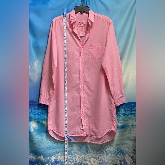 Frank & Eileen MARY Classic Shirtdress Size: S Pink - Picture 14 of 16
